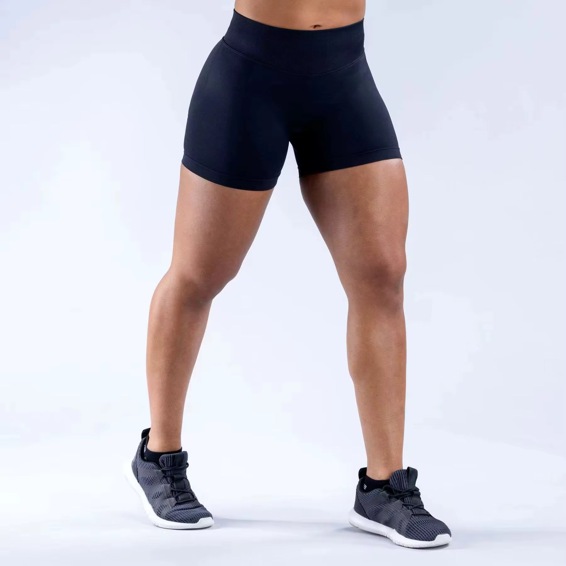 High Waist Scrunch Butt Compression Running Shorts